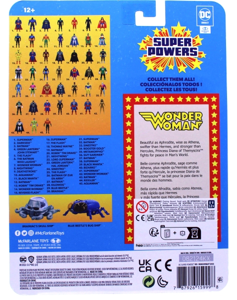 DC Super Powers Actionfigur # 42: Wonder Woman 13 cm von McFarlane (Gold Chase)